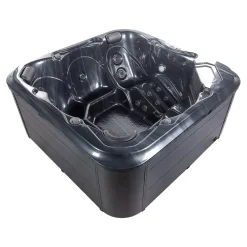 Beliani TULAROSA - Whirlpool buitenbad - Grijs - 210 x 210 cm - Acryl Sale