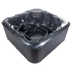 Beliani TULAROSA - Whirlpool buitenbad - Grijs - 210 x 210 cm - Acryl Sale