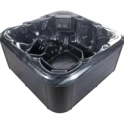 Beliani TULAROSA - Whirlpool buitenbad - Grijs - 210 x 210 cm - Acryl Sale