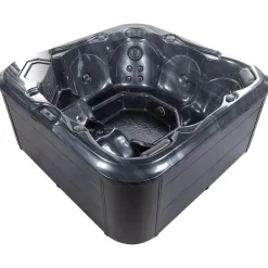 Beliani TULAROSA - Whirlpool buitenbad - Grijs - 210 x 210 cm - Acryl Sale