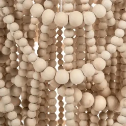 Leen Bakker TURABO - Kroonluchter - Lichtbruin - Rubberhout New