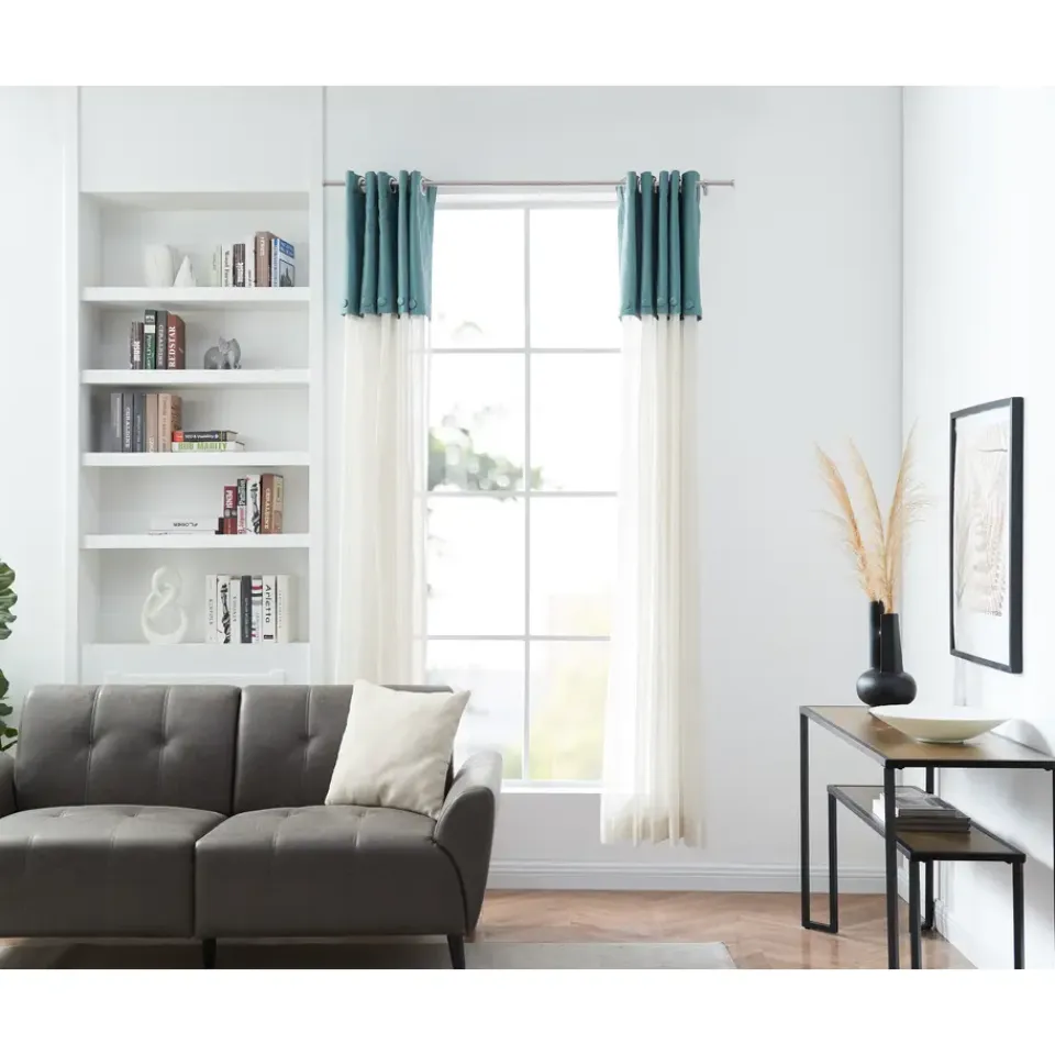 ACAZA Uitschuifbare Gordijnroede - Aanpasbaar - Stang van 90-170 cm - Zilver