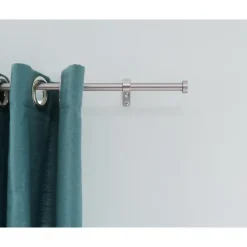 ACAZA Uitschuifbare Gordijnroede - Aanpasbaar - Stang van 90-170 cm - Zilver