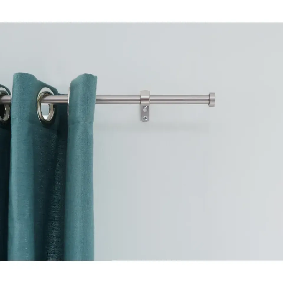 ACAZA Uitschuifbare Gordijnroede - Aanpasbaar - Stang van 90-170 cm - Zilver