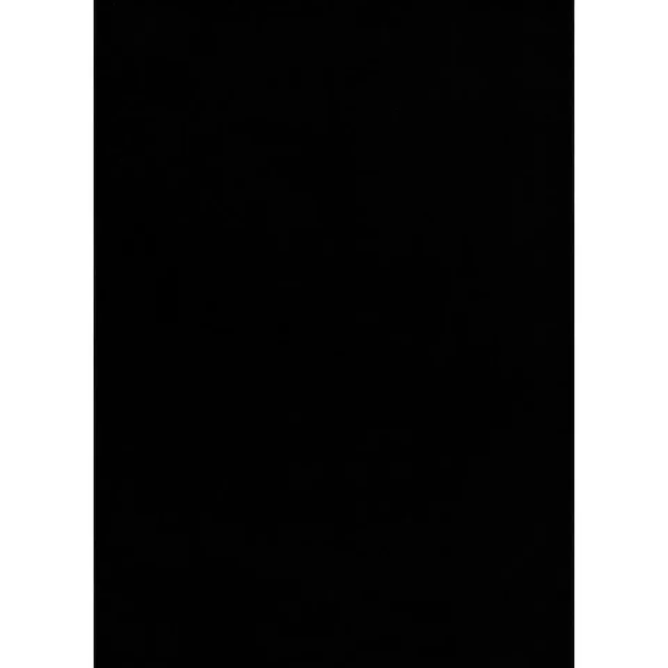 Muratap Uni Effen Laagpolig Vloerkleed Modern Zwart - 240x340 CM Sale