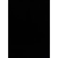 Muratap Uni Effen Laagpolig Vloerkleed Modern Zwart - 240x340 CM Sale