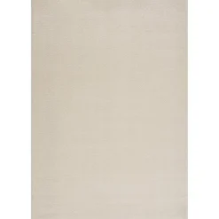 Muratap Uni Effen Laagpolig Vloerkleed Modern Creme - 300x400 CM Clearance