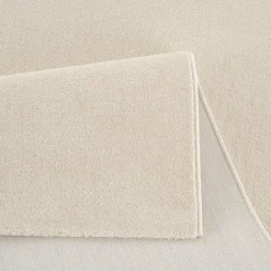 Muratap Uni Effen Laagpolig Vloerkleed Modern Creme - 300x400 CM Clearance