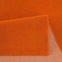 Muratap Uni Effen Laagpolig Vloerkleed Modern Oranje - 200x290 CM Outlet