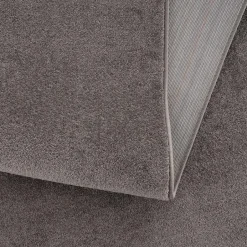 Muratap Uni Effen Laagpolig Vloerkleed Modern Grijs - 240x340 CM Best