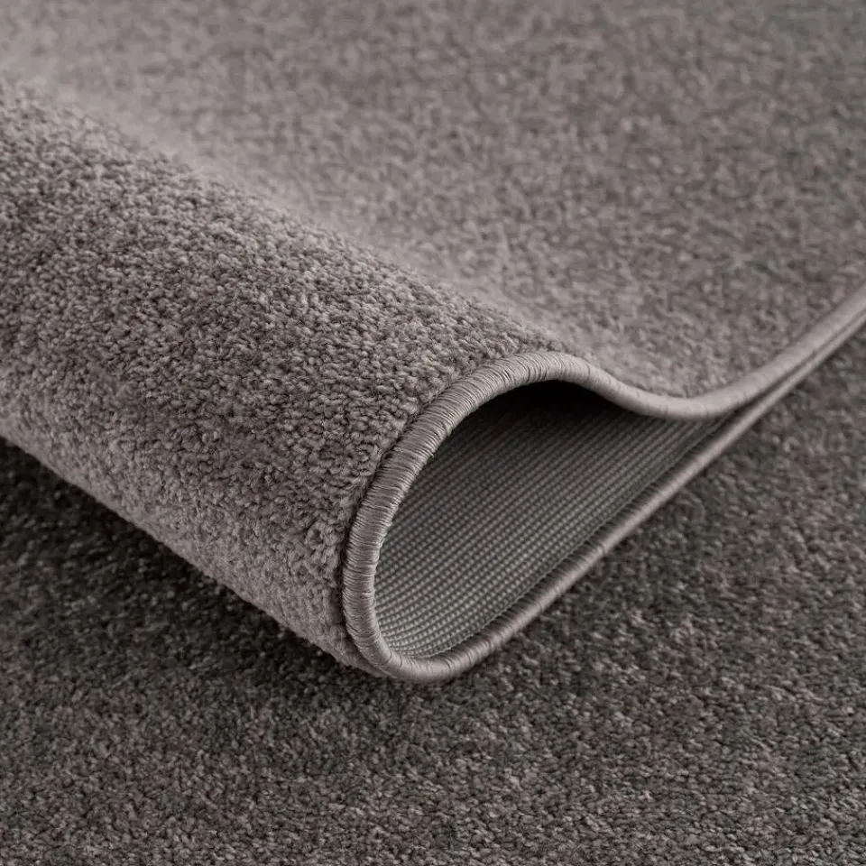 Muratap Uni Effen Laagpolig Vloerkleed Modern Grijs - 200x290 CM Sale