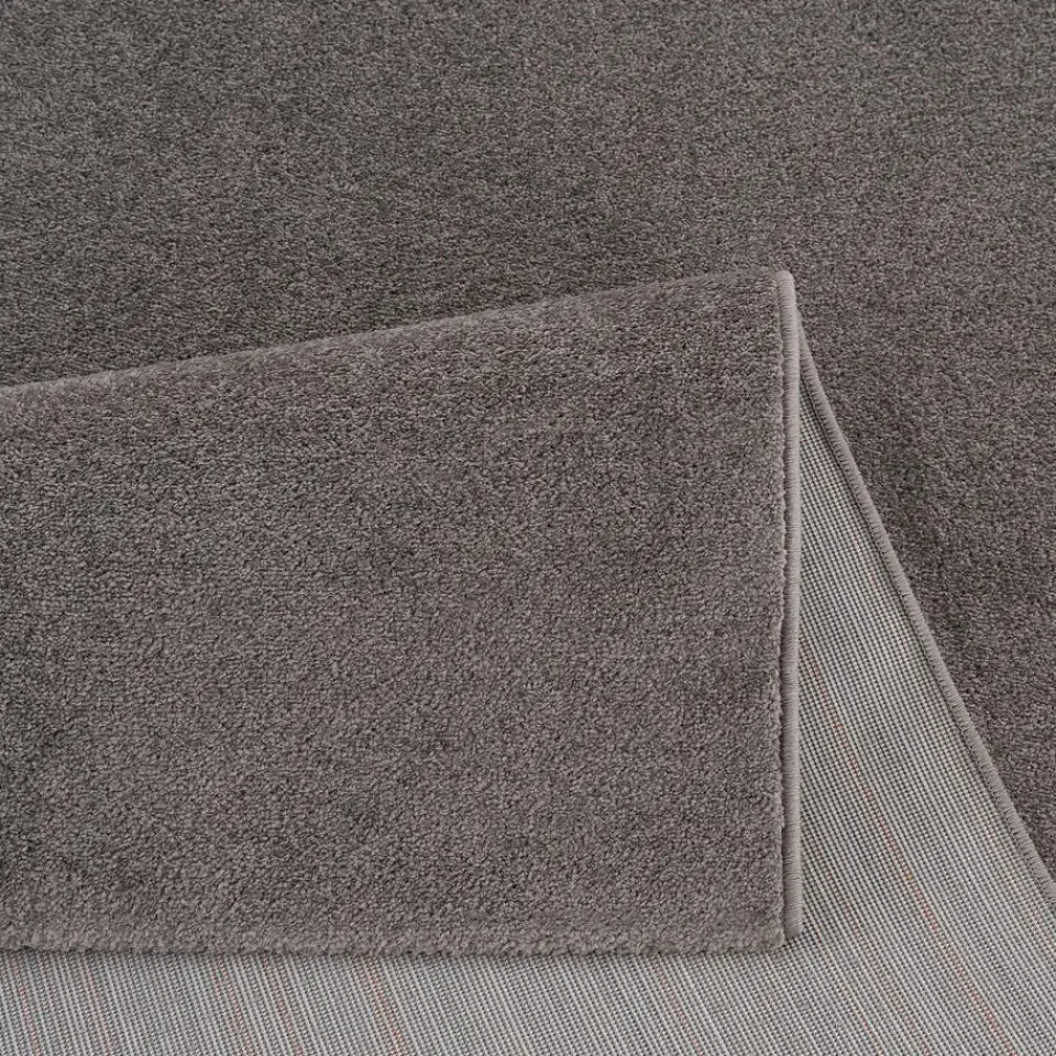 Muratap Uni Effen Laagpolig Vloerkleed Modern Grijs - 200x290 CM Sale