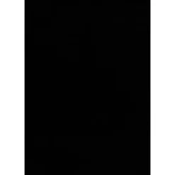 Muratap Uni Effen Laagpolig Vloerkleed Modern Zwart - 200x290 CM