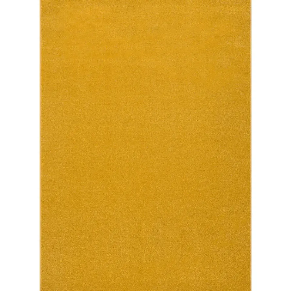 Muratap Uni Effen Laagpolig Vloerkleed Modern Geel - 140x200 CM Online