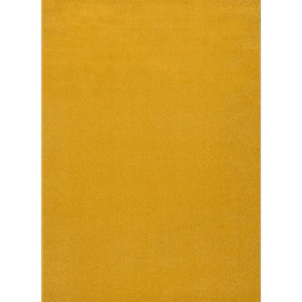 Muratap Uni Effen Laagpolig Vloerkleed Modern Geel - 140x200 CM Online