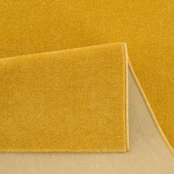 Muratap Uni Effen Laagpolig Vloerkleed Modern Geel - 140x200 CM Online
