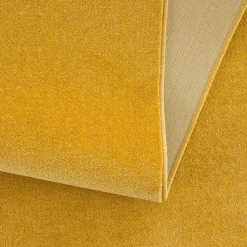 Muratap Uni Effen Laagpolig Vloerkleed Modern Geel - 140x200 CM Online