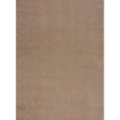 Muratap Uni Effen Laagpolig Vloerkleed Modern Beige - 200x290 CM