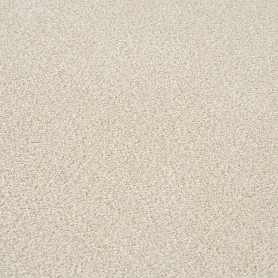 Muratap Uni Effen Laagpolig Vloerkleed Modern Creme - 250x250 CM Vierkant Outlet