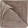 Unique Living - Plaid Dez Taupe - 150x200cm Discount