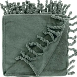 Unique Living - Plaid Lieke 130x160cm Laurel Green Clearance