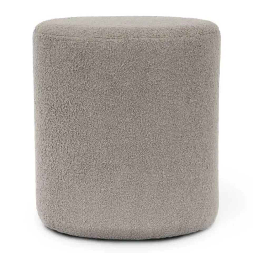Unique Living - Poef Teddy - 35x38cm - Chateau Grey New