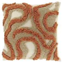 Unique Living - Sierkussen Calin 45x45cm - Orange Flame New