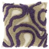Unique Living - Sierkussen Calin 45x45cm - Dark Purple Discount