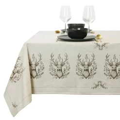 Unique Living - Tafelkleed Elias - 145x300cm - Wit Outlet