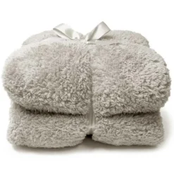 Unique Living - Teddy plaid 150x200cm chateau grey Best