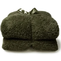 Unique Living - Teddy Plaid 150x200cm Winter Green Online