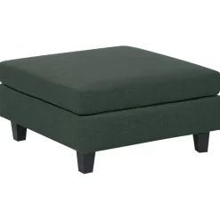 Beliani UNSTAD - Hocker - Donkergroen - Polyester New