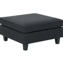 Beliani UNSTAD - Hocker - Zwart - Polyester Outlet