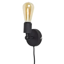 Urban Interiors wandlamp Bulby - 1 lichts - 9 x14 cm - zwart Discount