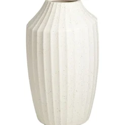 Leen Bakker Vaas Anna - off-white - polyresin - 38xØ22,5 cm Outlet