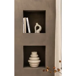 Leen Bakker Vaas Arnica - off-white - keramiek - 30xØ25 cm Online