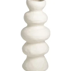 Leen Bakker Vaas Bobbie - off-white - 38xØ16,3 cm New