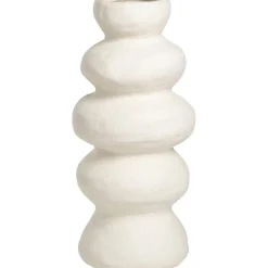 Leen Bakker Vaas Bobbie - off-white - 30,8xØ13, 5 cm