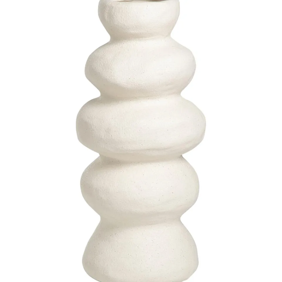 Leen Bakker Vaas Bobbie - off-white - 30,8xØ13, 5 cm