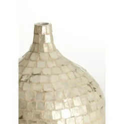 Light & Living Vaas Elorza - Crème - Ø28cm Outlet