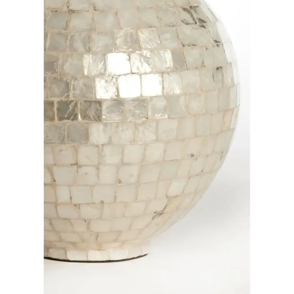 Light & Living Vaas Elorza - Crème - Ø28cm Outlet