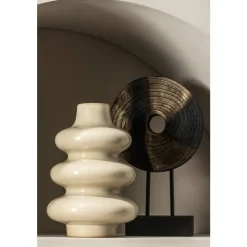 Leen Bakker Vaas Liz - naturel - 24xØ16 cm Online