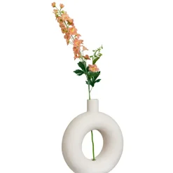 Leen Bakker Vaas Lotus - off-white - 33x30x10 cm Hot