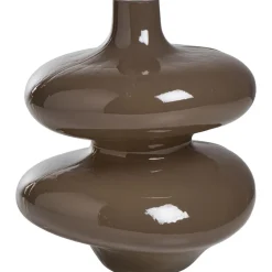 Leen Bakker Vaas Nika - rood - glas - 22xØ19 cm Best