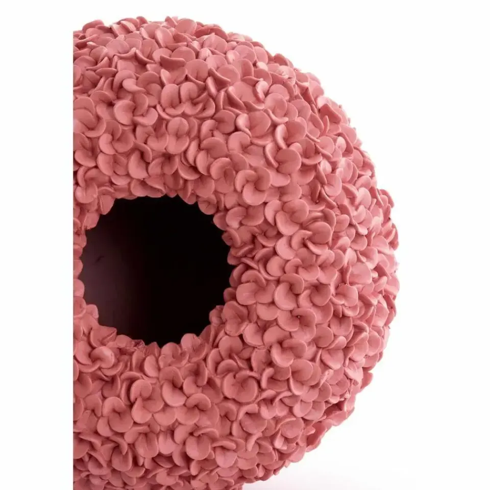 Light & Living Vaas Phylia - Koraalrood - 47.5x47.5x30cm