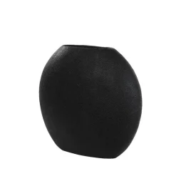 Light & Living Vaas Rayskin - Zwart - 49.5x20x45cm Hot