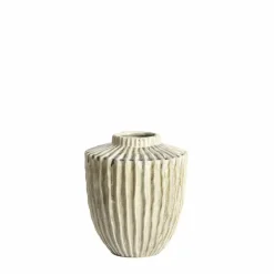Light & Living Vaas Talea - Zand - Ø25x28cm Clearance