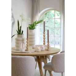 Light & Living Vaas Triota - Wit - Ø20x42cm Online