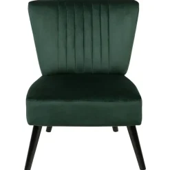 Beliani VAASA - Fauteuil - Groen - Fluweel Outlet