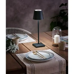 Leen Bakker VALIRA - Tafellamp - Zwart - Aluminium/IJzer Sale